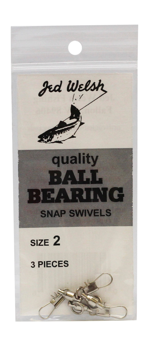 Ball Bearing Snap Swivels – Jed Welsh Fishing