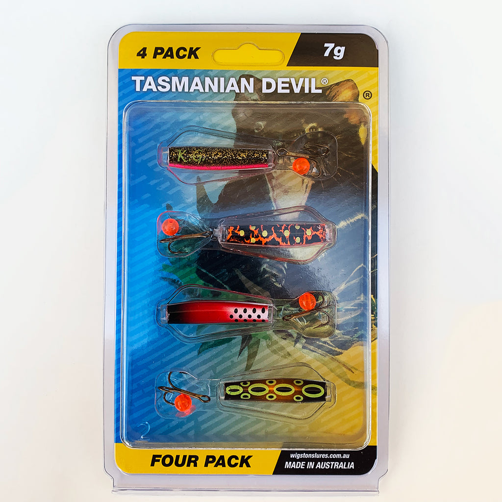 Tasmanian Devil Lures : 4 Pack – Jed Welsh Fishing
