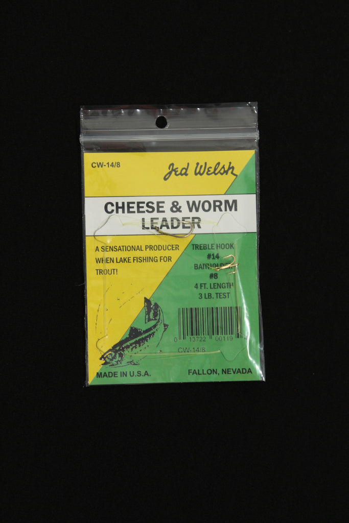 cheese hook fishing Cheese & Worm Leader