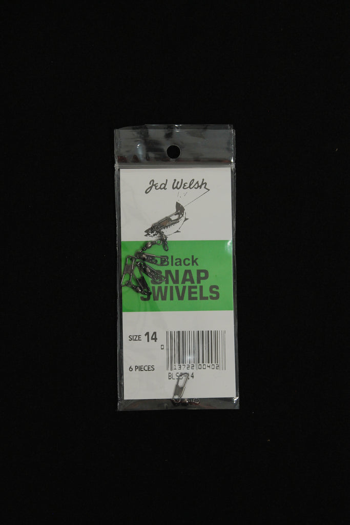 Black Snap Swivels – Jed Welsh Fishing